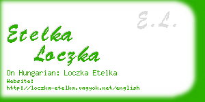 etelka loczka business card